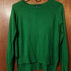 Green Lightweight Knit Sweater